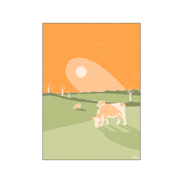 Cows — Art print by Lydia Ellen Design from Poster & Frame