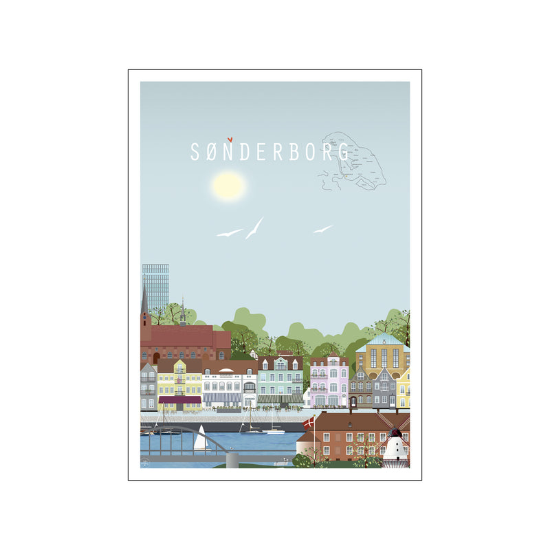 Sønderborg — Art print by Lydia Wienberg from Poster & Frame