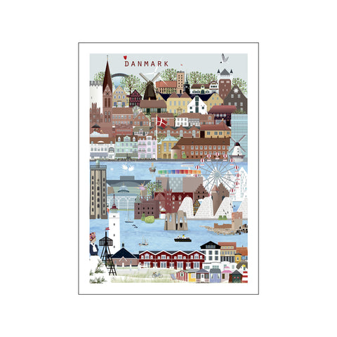 Et strejf af Danmark — Art print by Lydia Wienberg from Poster & Frame