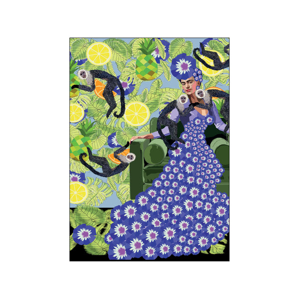 Frida in the Garden — Art print by Lynnda Rakos from Poster & Frame