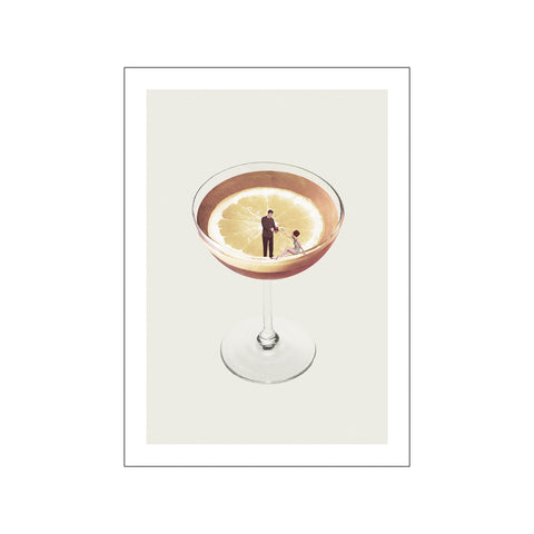 Maarten Léon - My drink needs a drink — Art print by PSTR Studio from Poster & Frame