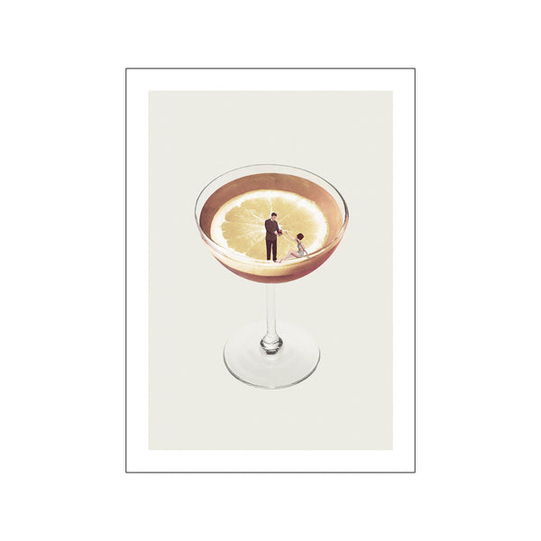 Maarten Léon - My drink needs a drink — Art print by PSTR Studio from Poster & Frame