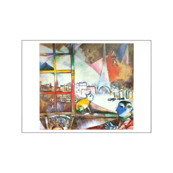 Paris Through the Window - Solomon R. Guggenheim — Art print by Marc Chagall from Poster & Frame