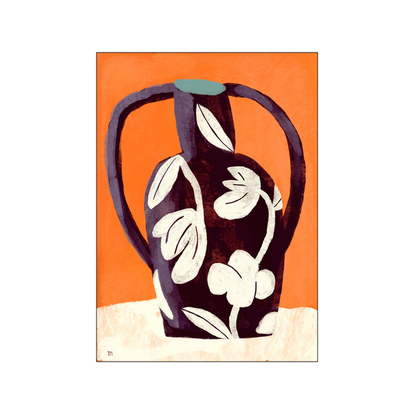 Black Vase White Flowers — Art print by Marco Marella from Poster & Frame