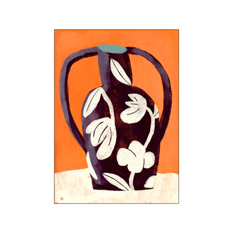 Black Vase White Flowers — Art print by Marco Marella from Poster & Frame