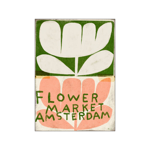 Flower Market Amsterdam — Art print by Marco Marella from Poster & Frame