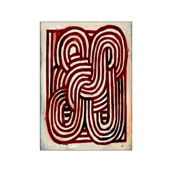 Red Maze — Art print by Marco Marella from Poster & Frame