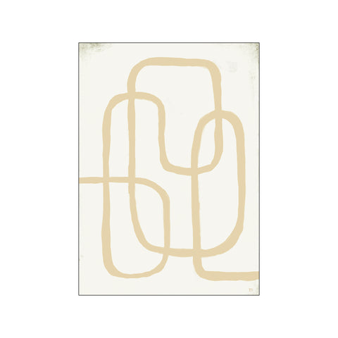 White Linework 2 — Art print by Marco Marella from Poster & Frame