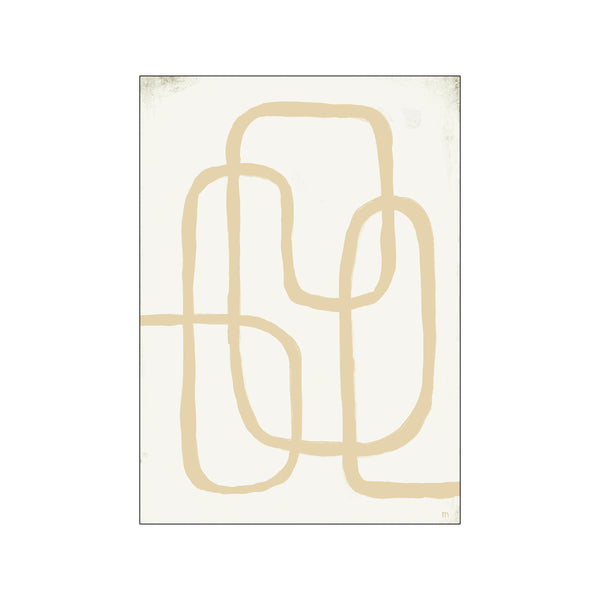 White Linework 2 — Art print by Marco Marella from Poster & Frame