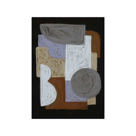 Chalks and Shapes 5 — Art print by Mareike Bohmer from Poster & Frame