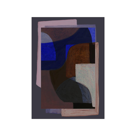 Chalks and Shapes 7X — Art print by Mareike Bohmer from Poster & Frame