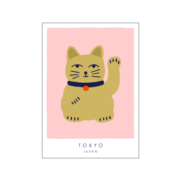 Maneki Neko, A Lucky Cat — Art print by Maren Gross from Poster & Frame