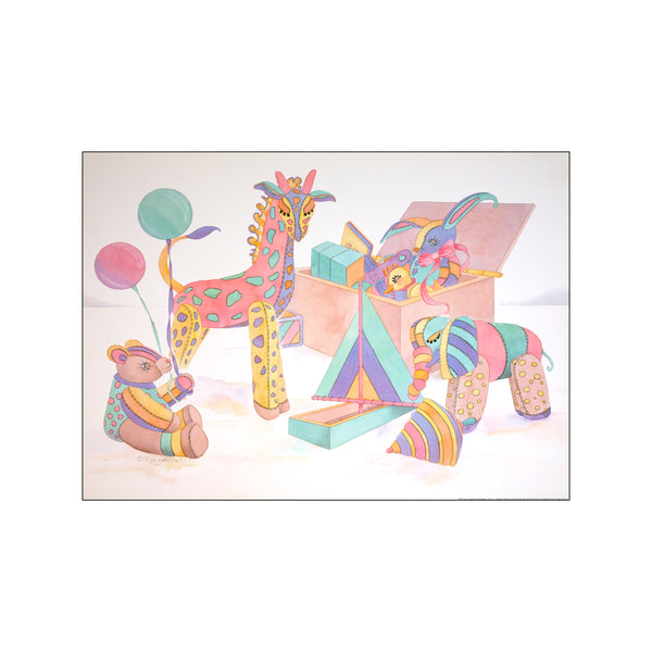 Toy Box 1995 — Art print by Margaretha from Poster & Frame