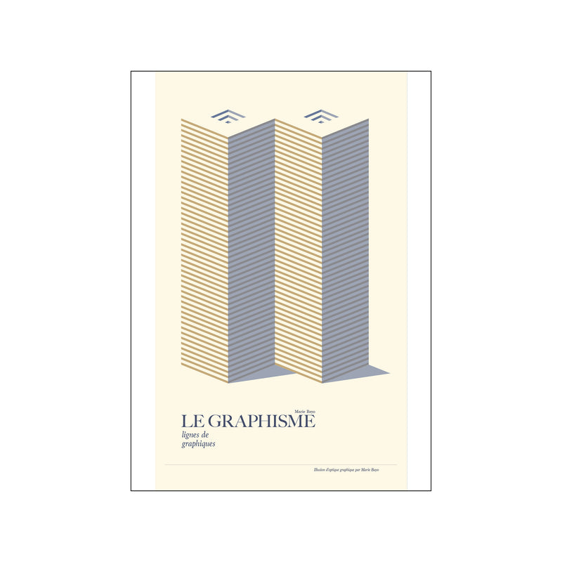 La Graphisme - Lilla — Art print by Permild & Rosengreen x Marie Bayo from Poster & Frame