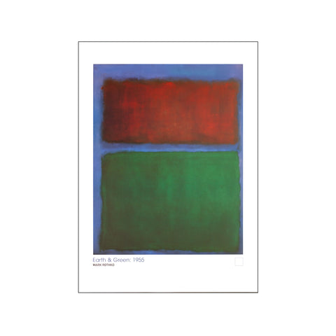 Earth & Green: 1955 — Art print by Mark Rothko from Poster & Frame