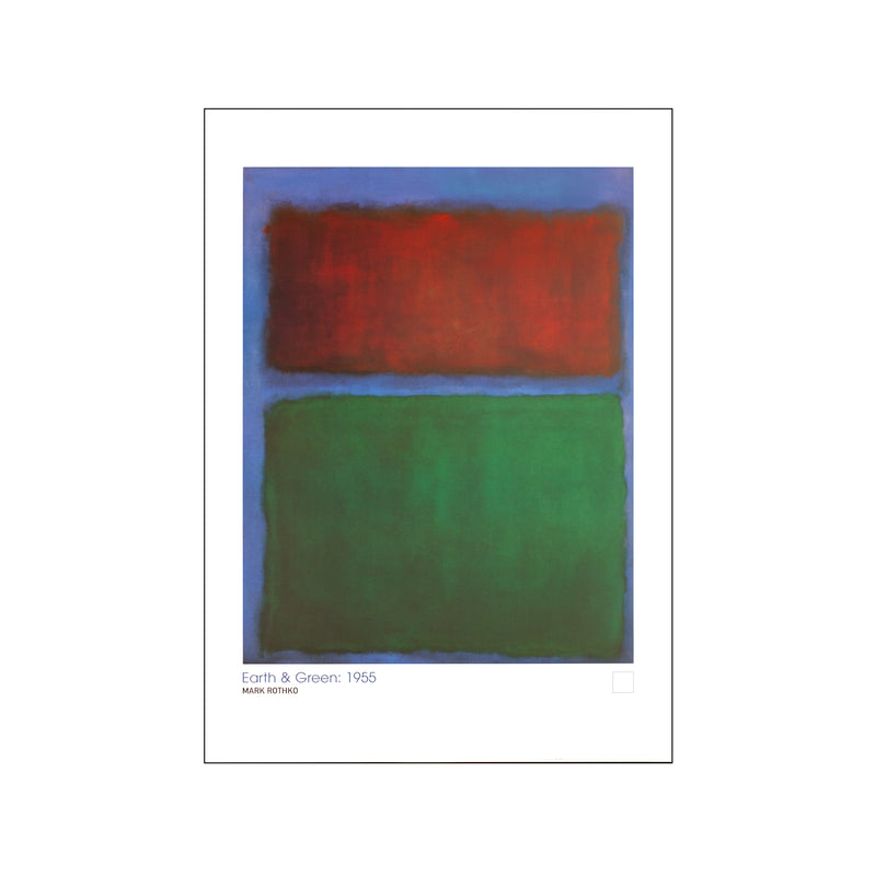 Earth & Green: 1955 — Art print by Mark Rothko from Poster & Frame