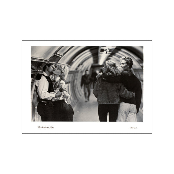 Subway Kiss — Art print by Martin Hooper from Poster & Frame