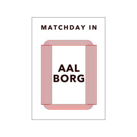 MATCHDAY IN AALBORG — Art print by Olé Olé from Poster & Frame