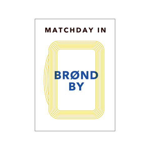 MATCHDAY IN BRØNDBY — Art print by Olé Olé from Poster & Frame