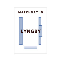 MATCHDAY IN LYNGBY — Art print by Olé Olé from Poster & Frame