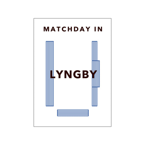 MATCHDAY IN LYNGBY — Art print by Olé Olé from Poster & Frame