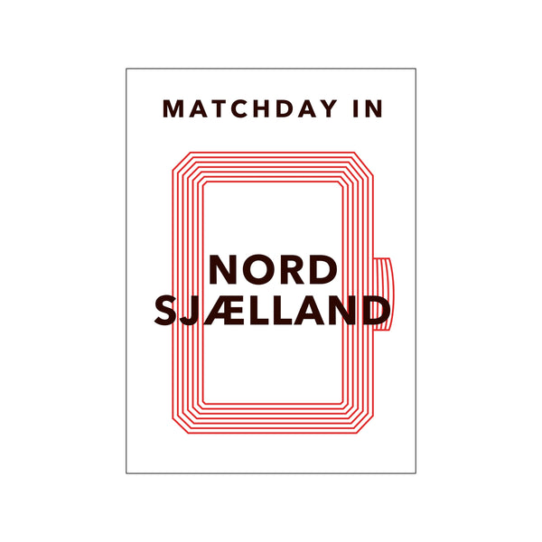 MATCHDAY IN NORDSJÆLLAND — Art print by Olé Olé from Poster & Frame