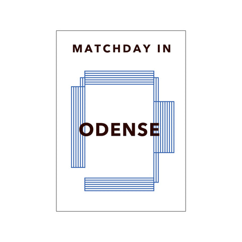 MATCHDAY IN ODENSE — Art print by Olé Olé from Poster & Frame