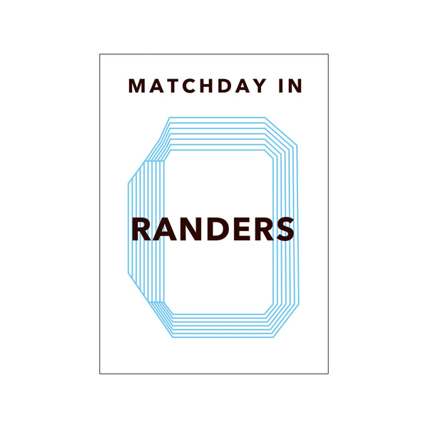 MATCHDAY IN RANDERS — Art print by Olé Olé from Poster & Frame