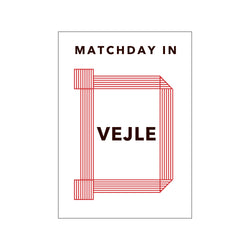MATCHDAY IN VEJLE — Art print by Olé Olé from Poster & Frame