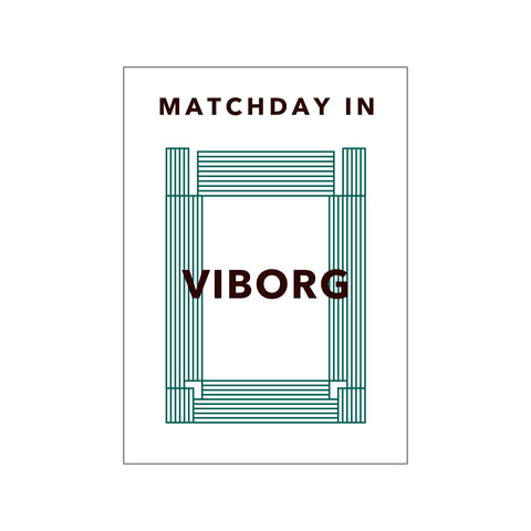 MATCHDAY IN VIBORG — Art print by Olé Olé from Poster & Frame