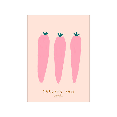 Carotte Rose — Art print by Matías Larraín from Poster & Frame