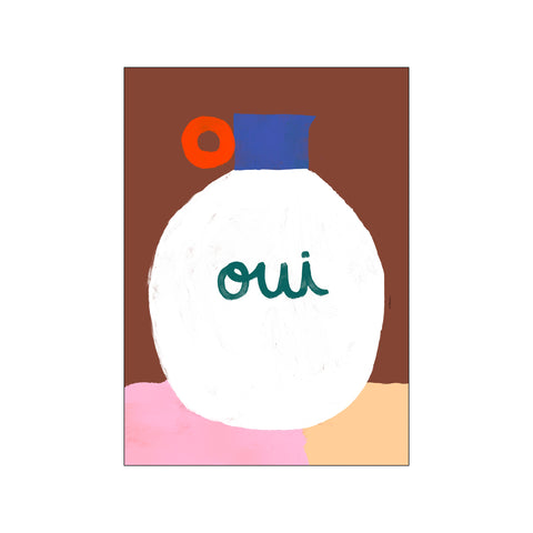 Vase Oui — Art print by The Poster Club x Matías Larraín from Poster & Frame