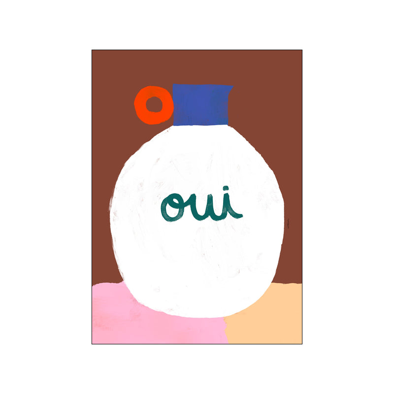 Vase Oui — Art print by The Poster Club x Matías Larraín from Poster & Frame