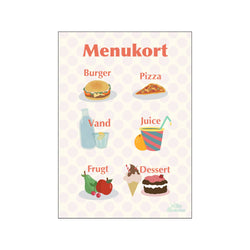 Menukort — Art print by Willero Illustration from Poster & Frame