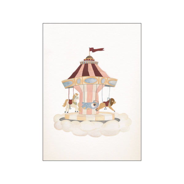 Merry Go Round — Art print by Tiny Goods from Poster & Frame