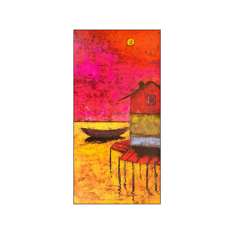 Coucher de soleil sur l'eau — Art print by Michel Rauscher from Poster & Frame