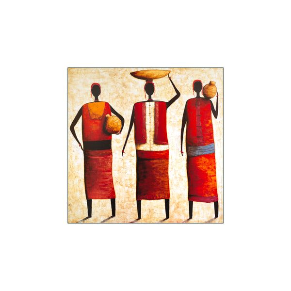 Three African Women 1386 — Art print by Michel Rauscher from Poster & Frame