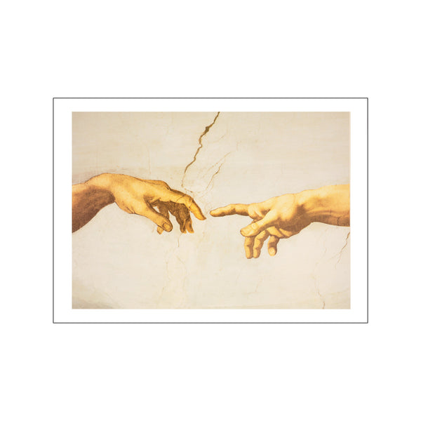 The creation of Adam — Art print by Michelangelo Merisi da Caravaggio from Poster & Frame