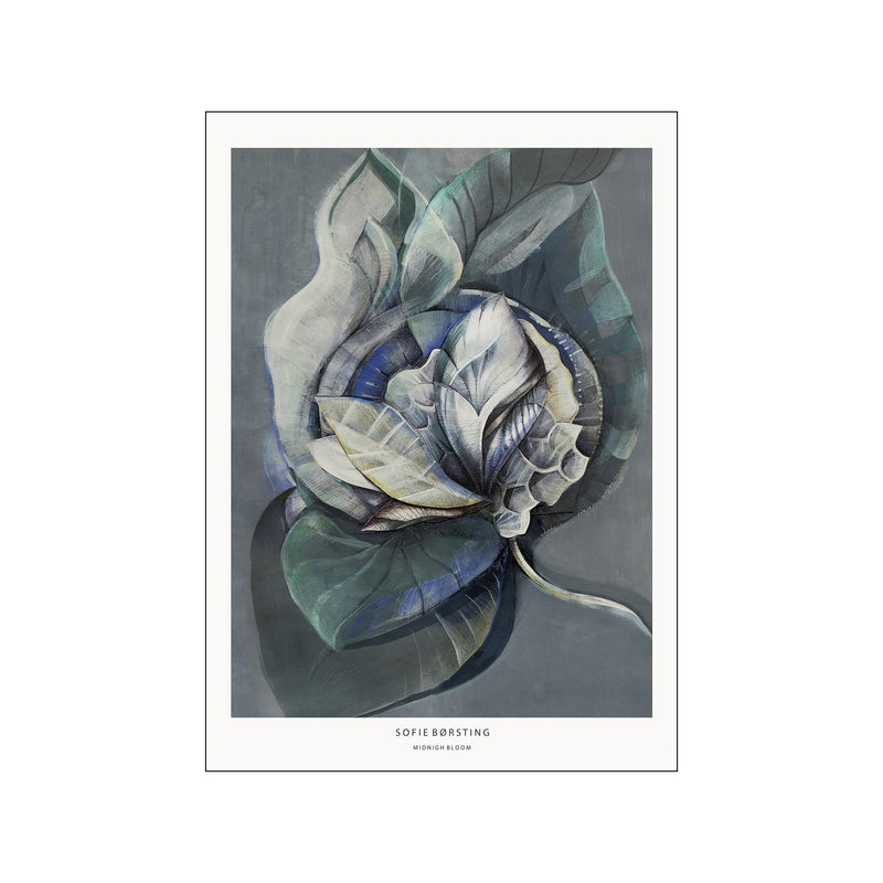 Midnight Bloom — Art print by Sofie Børsting from Poster & Frame