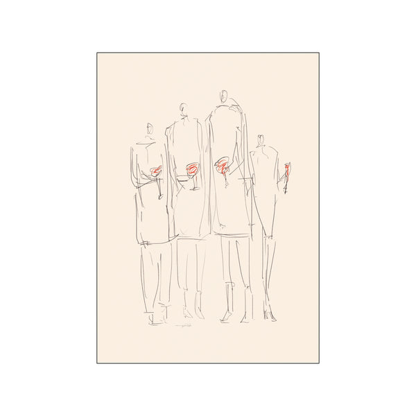 Red Wine — Art print by Mie & Him from Poster & Frame