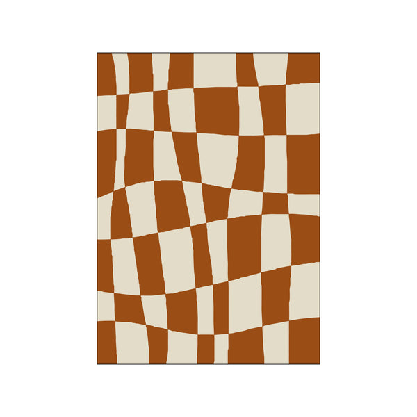 Minimal Checkerboard — Art print by Miho Art Studio from Poster & Frame