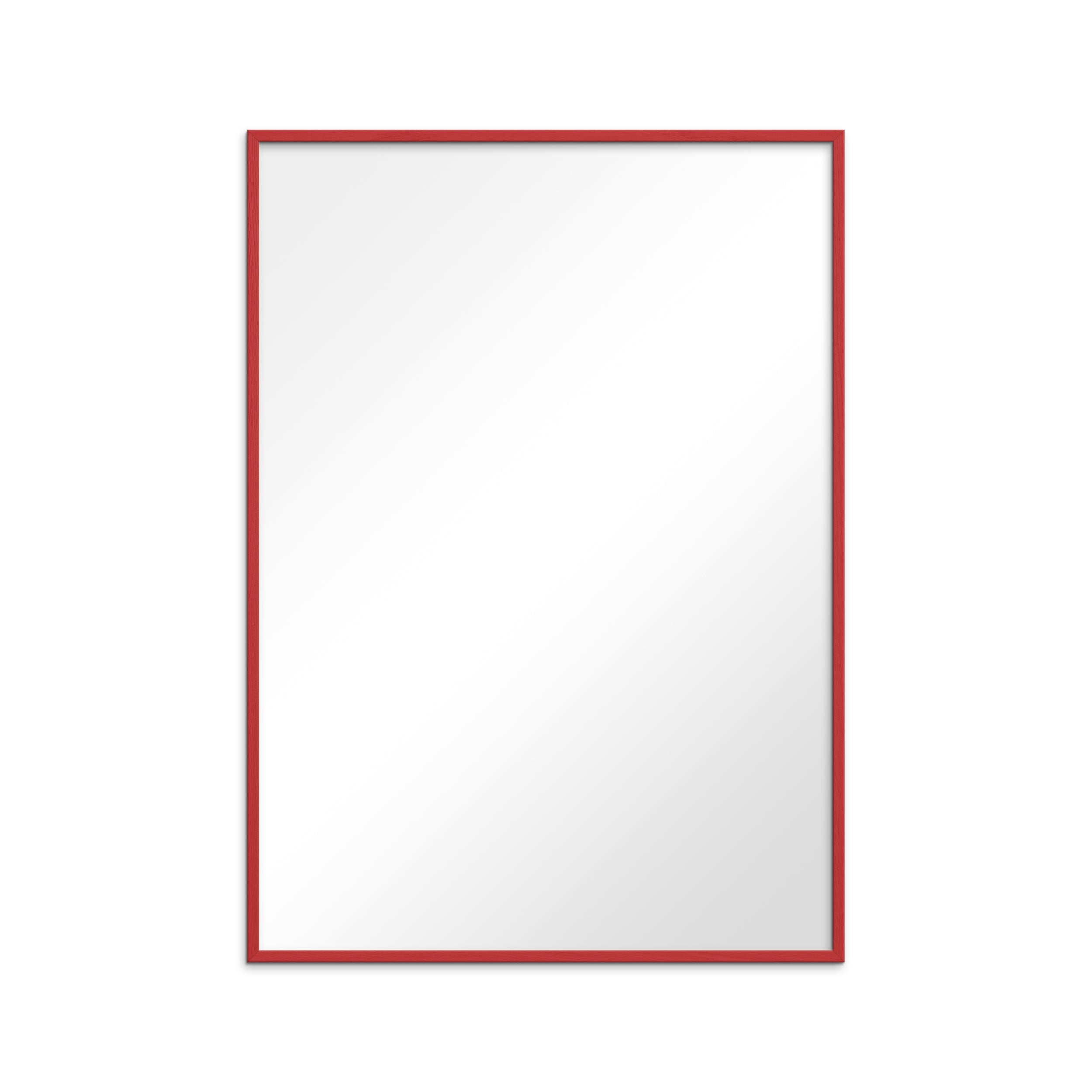 Mwot 30 x 3ft designer red framed online Mirror