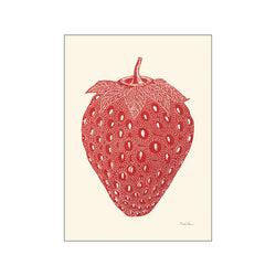 Strawberry — Art print by Monika Petersen Art Prints from Poster & Frame