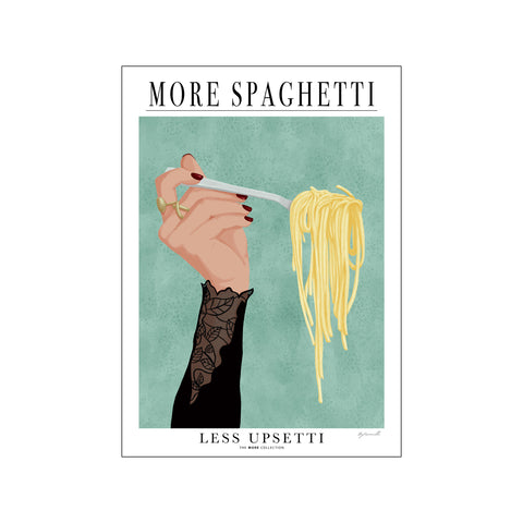 More Spaghetti - Less Upsetti — Art print by ByKammille from Poster & Frame