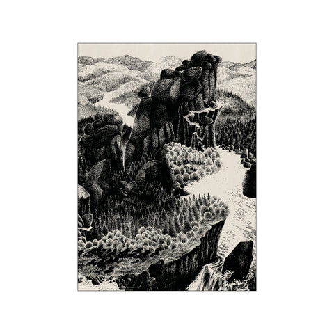 Mountains - Ronja The Robbers Daughter — Art print by Astrid Lindgren from Poster & Frame