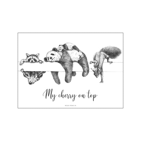 MY CHERRY ON TOP — Art print by Wood Stories from Poster & Frame