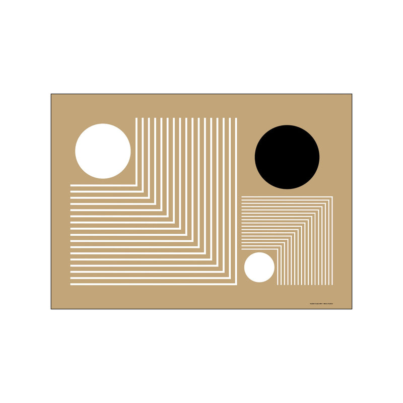 Lines & Circles — Art print by NKKS Studio from Poster & Frame