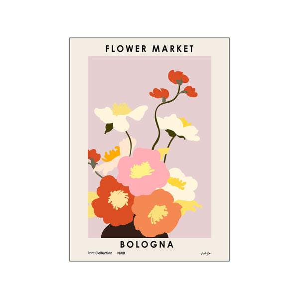 Flower Market Bologna — Art print by NKTN from Poster & Frame