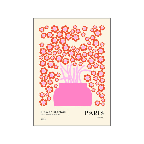 Flower Market Paris — Art print by NKTN from Poster & Frame