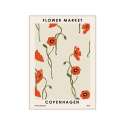 Flower Market Copenhagen — Art print by NKTN from Poster & Frame